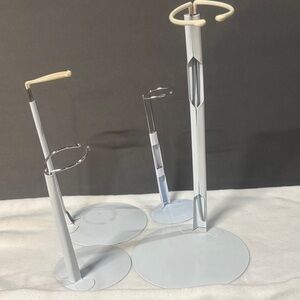 White Metal Display Stands